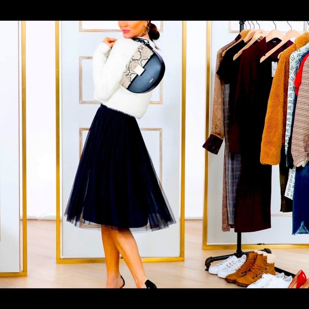 Needle & thread tule skirt